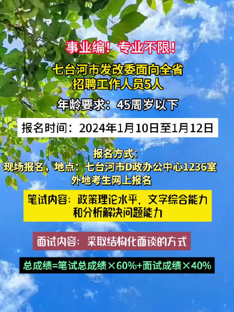 七台河市市教育局最新招聘信息概览